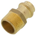 Product Image of 1/2" x Copper Press x 3/4" MIP DZR Brass Transition Adapter (Lead Free)