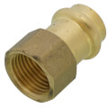 1/2" Copper Press x FIP DZR Brass Transition Adapter (Lead Free)