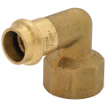 Product Image of 1/2" Copper Press x 3/4" FIP Forged DZR Brass Transition Elbow (Lead Free)