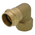 Product Image of 3/4" Copper Press FIP Forged DZR Brass Transition Elbow (Lead Free)