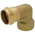 Product Image of 1 Copper Press x FIP Forged DZR Brass Transition Elbow (Lead Free)