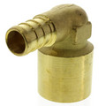 Product Image of 1/2" PEX x 3/4" Copper Pipe Brass Elbow (Lead Free)