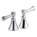 Product Image of Chrome Metal Lever Handle Set for Bar/Prep, Bidet, Lavatory & Kitchen Faucets (Pack of 2), H297
