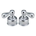 Product Image of NeoStyle Chrome Metal Lever Handle Set for Roman Tub Faucets (Pack of 2), H65