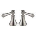 Product Image of Cassidy Stainless Metal Lever Handle Set for Roman Tub Faucets (Pack of 2), H697SS
