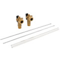 Product Image of Gauge Glass Valve Set w/12" Rods & Gauge Glass