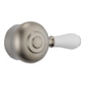 Product Image of Stainless Porcelain Lever Handle Kit For Leland Series Tub/Shower Faucets, H777SS