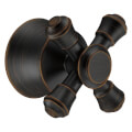 Product Image of Venetian Bronze Metal Cross Handle Kit For Cassidy 1400 Series Tub/Shower, H795RB