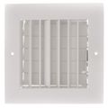 Product Image of 6" x 6" (Wall Opening Size) White Commercial Supply Register (821 Series)