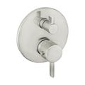 Product Image of Ecostat Thermostatic Trim S with Volume Control (Brushed Nickel), 04230820