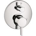 Product Image of Ecostat Pressure Balance Trim S with Diverter (Chrome), 04447000