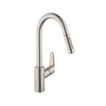 Product Image of Focus High Arc Kitchen Faucet, 2-Spray Pull-Down, 1.75 GPM (Stainless Steel Optic), 04505800