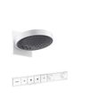 Product Image of Rainfinity Showerhead 250 3-Jet, 2.5 GPM with RainSelect Thermostatic Trim for 4 Functions (Matte White), 04863700