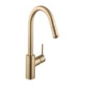 Product Image of Talis S2 High Arc Kitchen Faucet, 1-Spray Pull-Down, 1.75 GPM (Brushed Gold Optic), 14872251