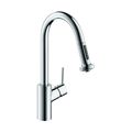 Product Image of Talis S2 High Arc Kitchen Faucet, 2-Spray Pull-Down, 1.75 GPM (Chrome), 14877001
