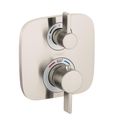 Product Image of Ecostat E Thermostatic Trim with Volume Control and Diverter (Brushed Nickel), 15708821