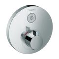 Product Image of ShowerSelect S Thermostatic Trim for 1 Function, Round (Chrome), 15744001