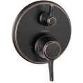 Product Image of Ecostat Classic Thermostatic Trim with Volume Control and Diverter, Round (Rubbed Bronze), 15753921
