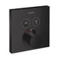 Product Image of ShowerSelect Thermostatic Trim for 2 Functions, Square (Matte Black), 15763671