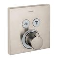 Product Image of ShowerSelect Thermostatic Trim for 2 Functions, Square (Brushed Nickel), 15763821
