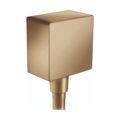 Product Image of FixFit Wall Outlet Square with Check Valves (Brushed Bronze), 26455141