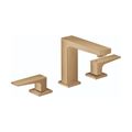 Product Image of Metropol Widespread Bathroom Faucet 110 with Lever Handles and Pop-Up Drain, 1.2 GPM (Brushed Bronze), 32516141