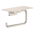 Product Image of AddStoris Toilet Paper Holder with Shelf (Brushed Nickel), 41772820