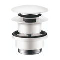 Product Image of Push-Open Sink Drain (Matte White), 50100701