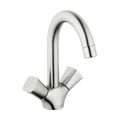 Product Image of Logis Single-Hole Bathroom Faucet 150 with Swivel Spout and Pop-Up Drain, 1.2 GPM (Brushed Nickel), 71222821