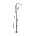 Product Image of Talis S Freestanding Tub Filler Trim with 1.75 GPM Handshower (Brushed Nickel), 72413821