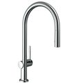 Product Image of Talis N High Arc Kitchen Faucet, O-Style 2-Spray Pull-Down, 1.75 GPM (Chrome), 72800001