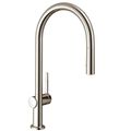 Product Image of Talis N High Arc Kitchen Faucet, O-Style 2-Spray Pull-Down, 1.75 GPM (Polished Nickel), 72800831