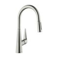 Product Image of Talis S High Arc Kitchen Faucet, 2-Spray Pull-Down, 1.75 GPM (Stainless Steel Optic), 72813801