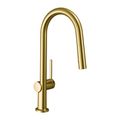 Product Image of Talis N High Arc Kitchen Faucet, A-Style, 2-Spray Pull-Down, 1.75 GPM (Brushed Gold Optic), 72846251