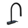 Product Image of Aquno Select High Arc Kitchen Faucet, 3-Spray Pull-Down, 1.75 GPM (Matte Black), 73837671