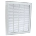 Product Image of 16" X 25" (Wall Opening Size) White Sidewall/Ceiling Return Air Filter Grille (673 Series), 043511