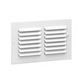 Product Image of 8" x 8" (Wall Opening Size) One-Way Sidewall/Ceiling Register, MS Damper (301 Series), 013402