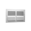 Product Image of 8" x 8" (Wall Opening Size) Two-Way Sidewall/Ceiling Register, MS Damper (302 Series), 013442