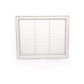 Product Image of 25" x 20" (Wall Opening Size) Steel Return Air 1" Filter Grille, 35-Degree Fixed Blade (96AFB Series), 021780