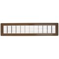 Product Image of 4" x 24" (Wall Opening Size) Golden Sand Floor Return Air Grille (265 Series)