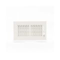 Product Image of 8" x 4" (Wall Opening Size) Two-Way Steel Sidewall/Ceiling Register, MS Damper w/ 1/2" Fin (682M Series), 703917