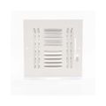Product Image of 6" x 6" (Wall Opening Size) Four-Way Sidewall/Ceiling Register, MS Damper w/ 1/2" Fin (684M Series), 703932