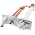 Product Image of Model HC67 8", 3/4" FPT Inlet Freezeless Backflow Preventer Hot & Cold Mixer Wall Hydrant (Chrome)