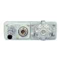 Product Image of Model HC67 Close Coupled, 3/4" FPT Inlet Freezeless Backflow Preventer Hot & Cold Mixer Wall Hydrant (Chrome)