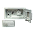Product Image of Model HCB67 4", 3/4" FPT Inlet Freezeless Backflow Preventer Hot & Cold Mixer Box Wall Hydrant (Chrome)