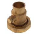 1-1/4" Union x 1" Sweat Hydro-Core End w/ 1/4" NPT Gauge Port