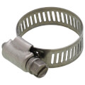 Product Image of 1/2" - 1-1/4" #12 Stainless Steel Worm Gear Hose Clamp w/ Carbon Screw