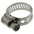Product Image of 5/16" - 7/8" #6 Stainless Steel Worm Gear Hose Clamp w/ Carbon Screw