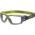 Product Image of MX350 Clear TruShield S Safety Glasses, UV Protection Charcoal Frame, 11-23001-04