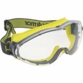 Product Image of LT300 Clear TruShield S Safety Goggles, Charcoal & Yellow Frame, 12-10002-04